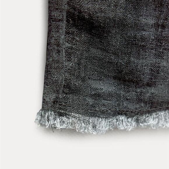 ZARA ZW COLLECTION LINEN BLEND JOGGER PANTS - Picture 3 of 12